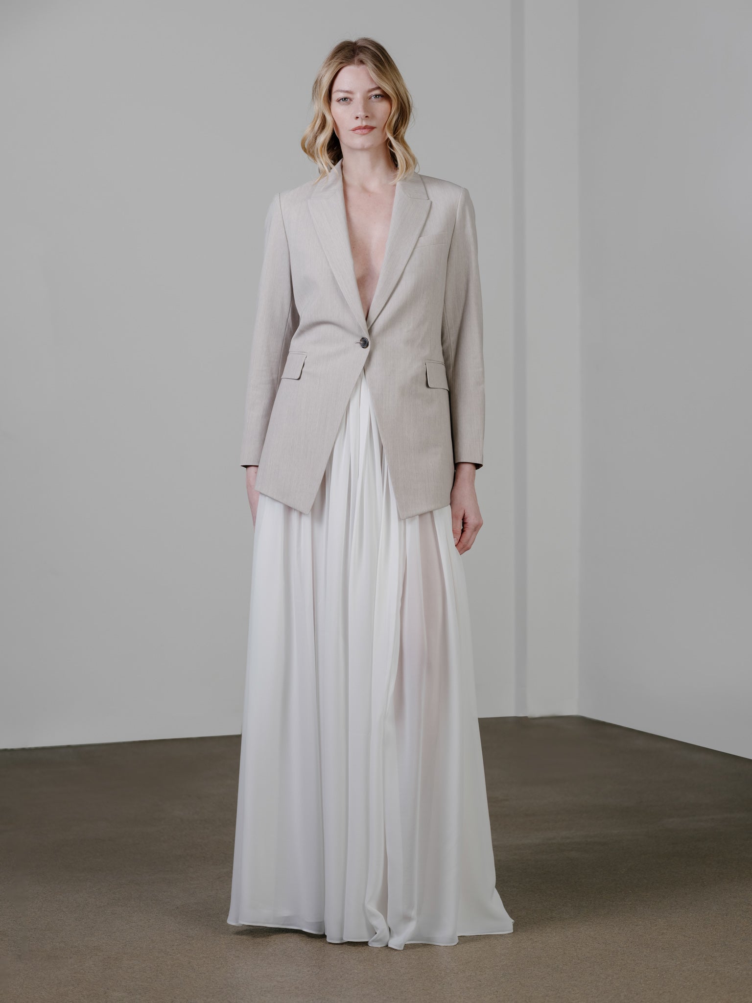 Pure Silk Chiffon Skirt by Zamsee